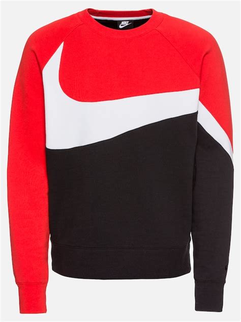 nike pullover crew rot weiß schwarz